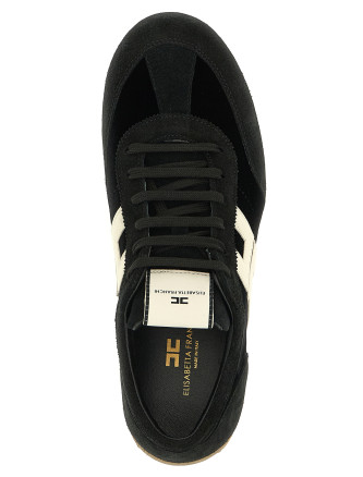 Кроссовки ELISABETTA FRANCHI Nappa and velvet sneakers (SA03G66E2110) #