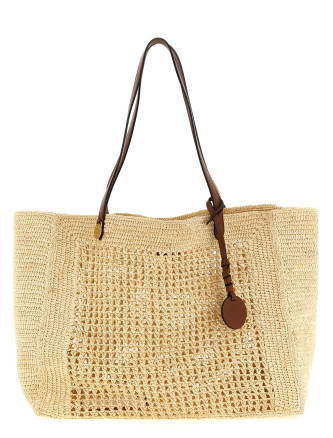 Сумка-тоут MULBERRY Big crochet shopping bag