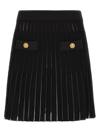 Макси BALMAIN Pleated skirt