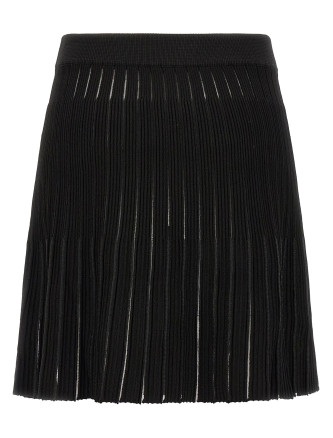 Макси BALMAIN Pleated skirt (HF1LBB53KK100PA) #