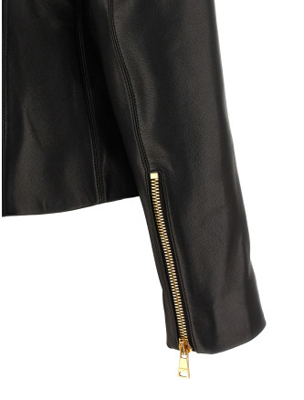 Кожаная куртка BALMAIN Leather jacket (HF1SK691LC620PA) #
