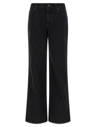 Джинсы BALMAIN Diamond-shaped jeans