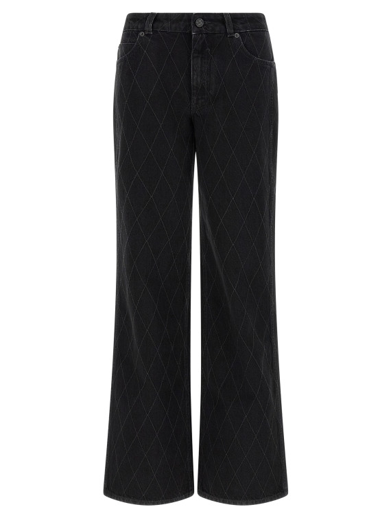 Джинсы BALMAIN Diamond-shaped jeans (HF1MI052DG130PC) #1
