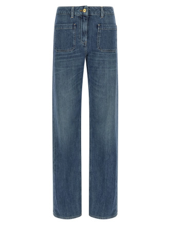 Джинсы ELISABETTA FRANCHI Logo embroidery jeans