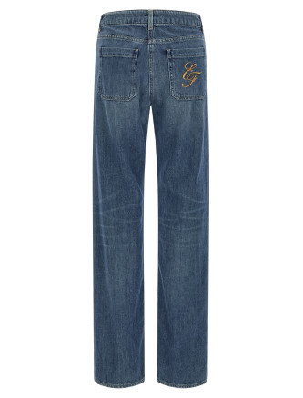 Джинсы ELISABETTA FRANCHI Logo embroidery jeans (PJ17I66E2139) #