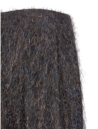 Миди PESERICO Skirt with metallic fringes (E0520706809963) #