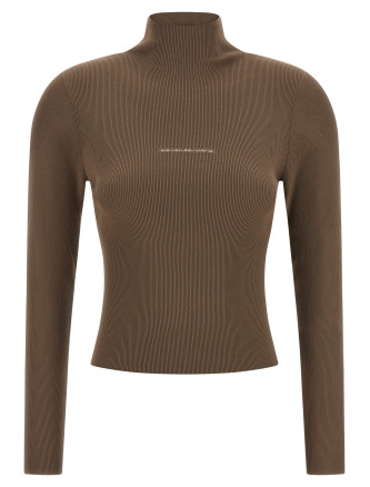 Свитер, кардиган ALEXANDER WANG Logo ribbed sweater