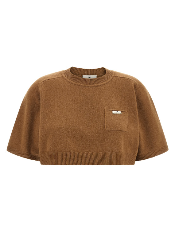 Повседневный топ ELISABETTA FRANCHI Wool and cashmere top (MK11T66E2AI6) #1