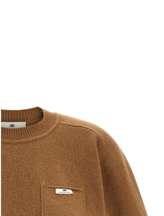 Повседневный топ ELISABETTA FRANCHI Wool and cashmere top (MK11T66E2AI6) #