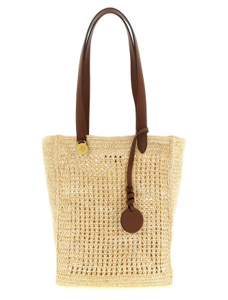 Сумка-тоут MULBERRY Small crochet shopping bag