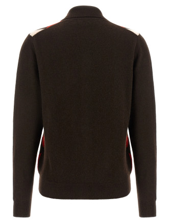 Свитер, кардиган MIU Diamond-shaped collar cardigan (MMF03YSOOO6033F0003) #