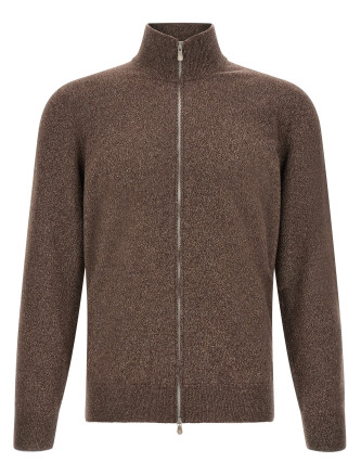 Свитер, кардиган BRUNELLO CUCINELLI High neck cardigan with zip