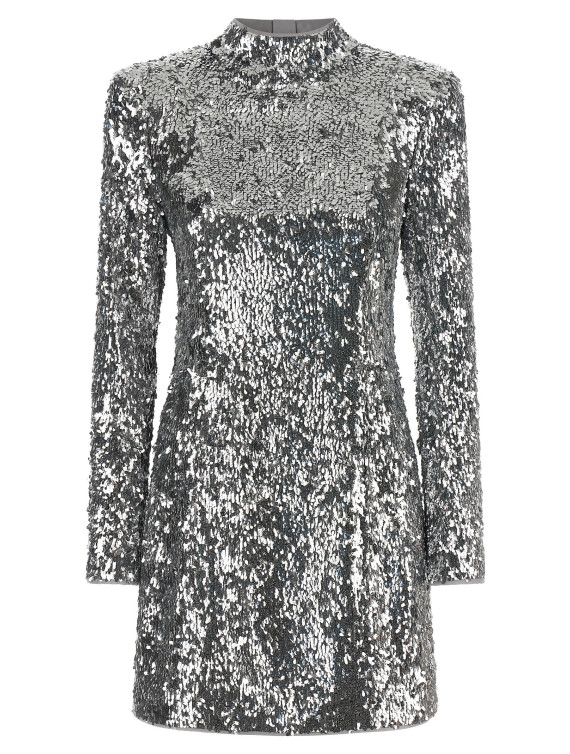 Мини BALMAIN Sequin dress (HF1R8980XM119FC) #1
