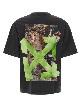 Футболка OFF-WHITE 'Bacco Arrow Skate' (OMAA120F26JER01900001001) #