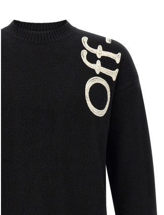 Свитер, кардиган OFF-WHITE 'Vertical Bookish' (OMHE213F26KNI00100001001) #