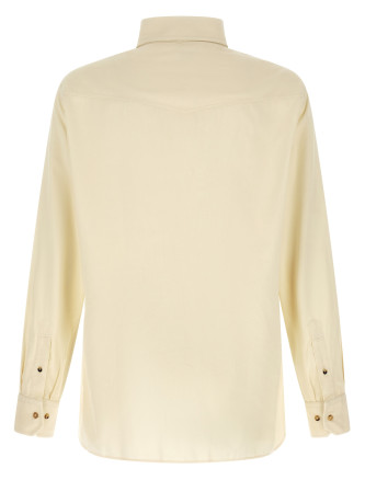 Рубашка, блузка BRUNELLO CUCINELLI Western velvet shirt (ML6884008C6066) #