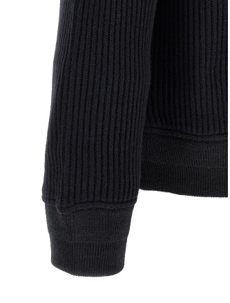 Повседневная куртка SACAI Ribbed knit blouson (2604128M233) #