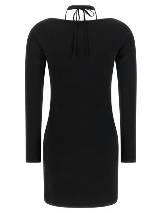 Мини ELISABETTA FRANCHI Fabric stitch knit dress (AM06B66E2110) #