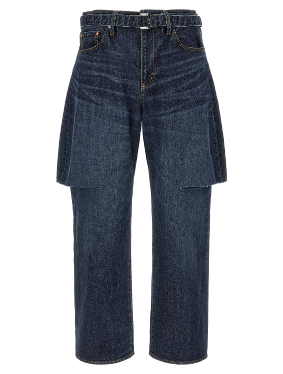 Джинсы SACAI Cut-out jeans (2604048M401) #1