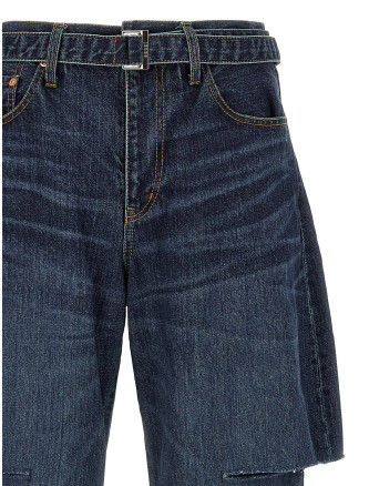 Джинсы SACAI Cut-out jeans (2604048M401) #
