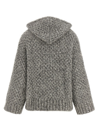 Свитер, кардиган PESERICO Zipped hooded cardigan (A99848F0309243271) #
