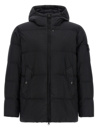 Мамық күртеше STONE ISLAND Crinkled-effect down jacket