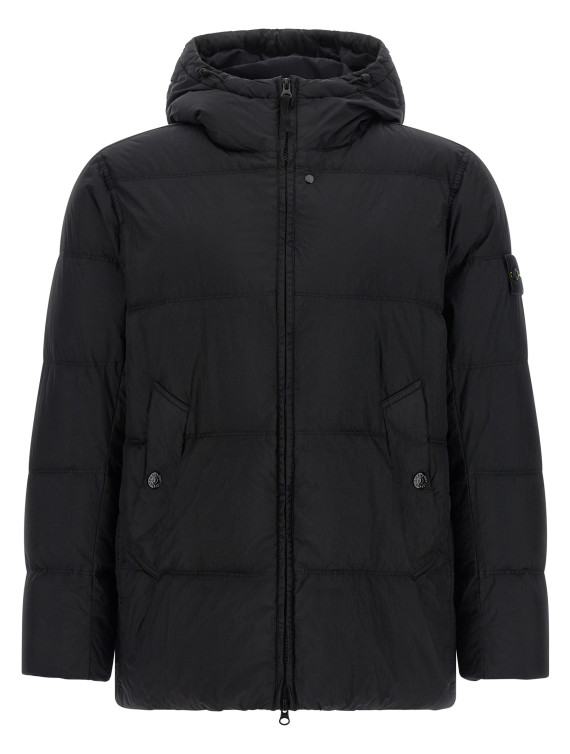 Пуховая куртка STONE ISLAND Crinkled-effect down jacket (L2S154100037S0A23V0029) #1