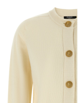 Свитер, кардиган BALMAIN Eco-cashmere cardigan (HF1KL917KI870KA) #