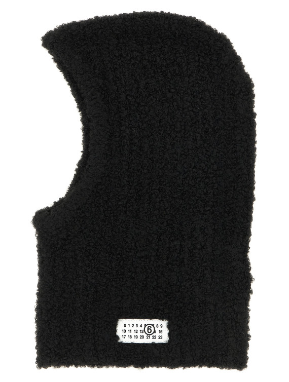 Шляпа MM6 MAISON MARGIELA Bouclé balaclava with logo (S62TB0010M13342900) #1