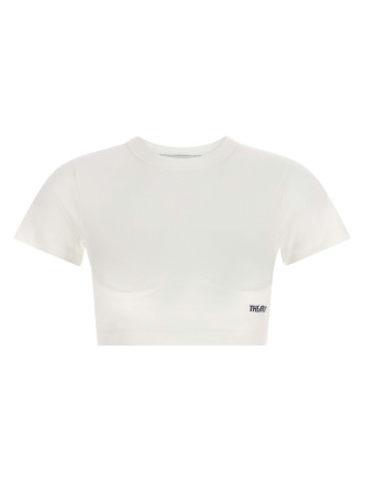 Футболка THE ATTICO Bustier crop t-shirt