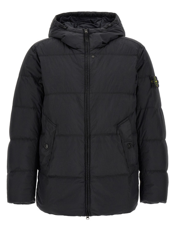 Пуховик STONE ISLAND Ruffled effect down jacket (L2S154100037S0A23V0020) #1