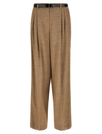 Брюки DOLCE & GABBANA Tweed effect trousers