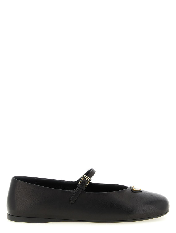 Балетки PRADA Triangle logo nappa ballet flats (1F793NFA005038F0002) #1