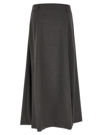 Миди PESERICO Flared skirt with loops (A0573303472972) #
