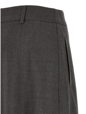 Миди PESERICO Flared skirt with loops (A0573303472972) #