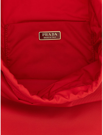 'Wish in Re-Nylon' pouch with logo (1NK01M2HG6F0011) #