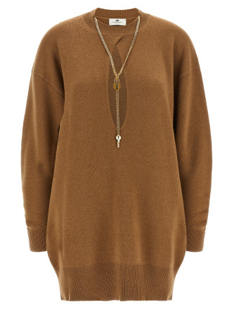Мини ELISABETTA FRANCHI Necklace dress