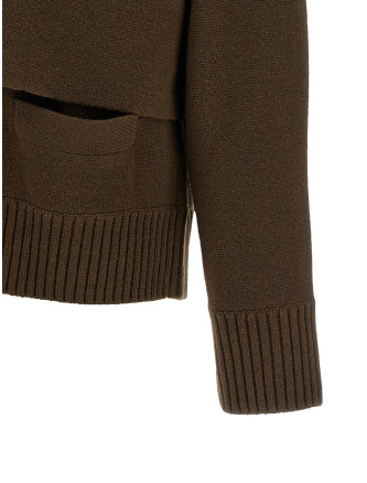 Свитер, кардиган SACAI Cut-out cardigan (2608673601) #