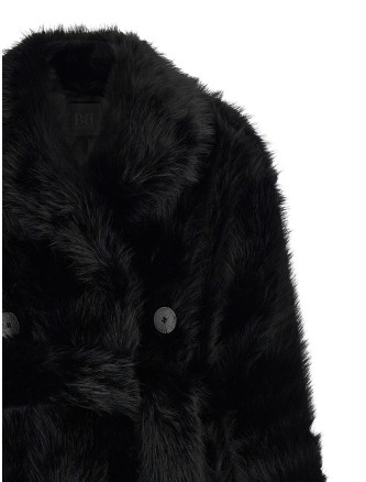 Мех, шуба B&B COUTURE 'Jackie' (JACKIETRENCHBLACK) #