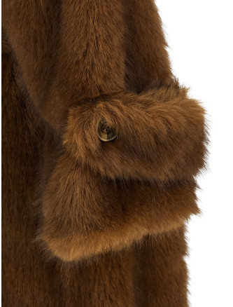 Мех, шуба B&B COUTURE 'Farrah' (FARRAHTRENCHMINK) #