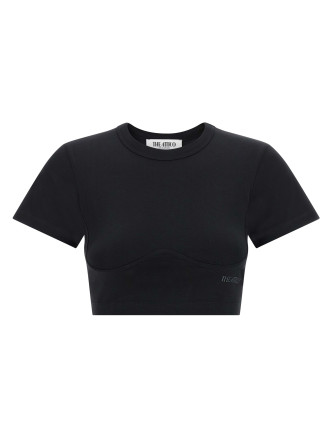 Футболка THE ATTICO Bustier crop t-shirt