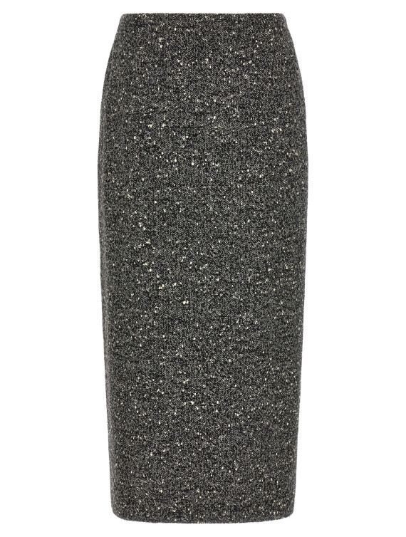 Миди VALENTINO GARAVANI Valentino Garavani Chevron Bouclé skirt (B0RAFK4AGTA01) #1