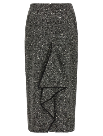 Миди VALENTINO GARAVANI Valentino Garavani Chevron Bouclé skirt (B0RAFK4AGTA01) #