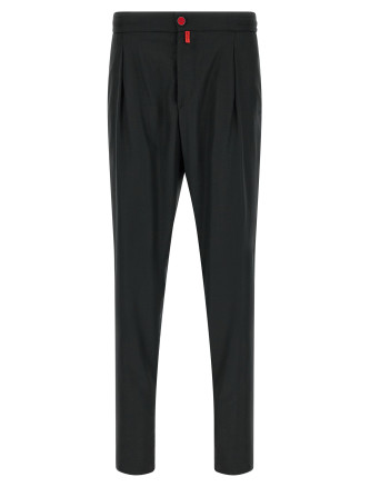 Брюки KITON Red button pants