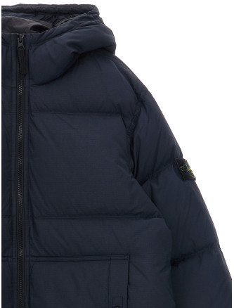 Пуховая куртка, парка, повседневная куртка STONE ISLAND JUNIOR 'Badge Stone Island' (L2S164100005S0483V0020) #