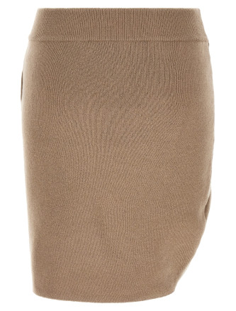 Макси GIUSEPPE DI MORABITO Jewel pin skirt (07PFKNS419X1676028) #