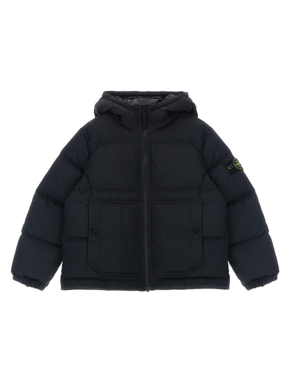 Пуховая куртка, парка, повседневная куртка STONE ISLAND JUNIOR 'Badge Stone Island' (L2S164100005S0483V0029) #1