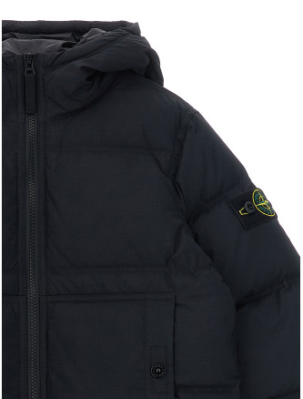 Пуховая куртка, парка, повседневная куртка STONE ISLAND JUNIOR 'Badge Stone Island' (L2S164100005S0483V0029) #