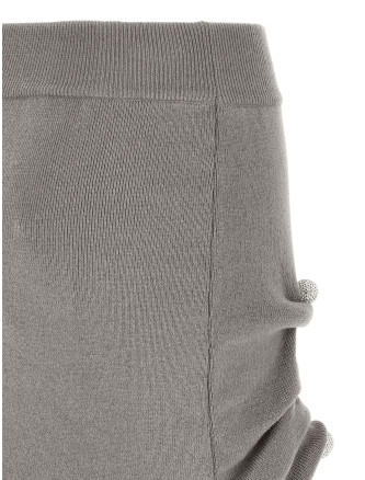 Макси GIUSEPPE DI MORABITO Jewel pin skirt (07PFKNS419X1676095) #