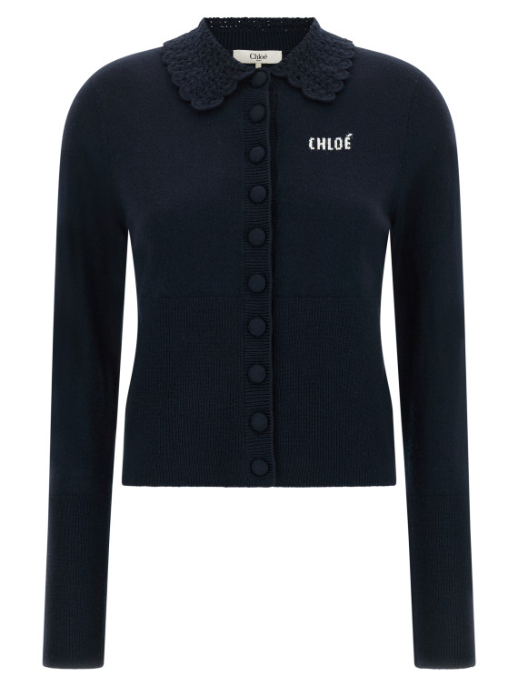 Свитер, кардиган CHLOÉ Collared cardigan (CH26AMC167114C3) #1